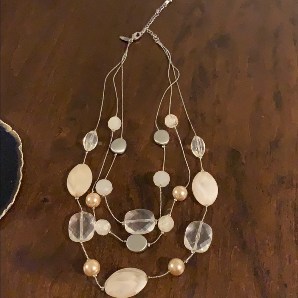 NY and Co triple strand statement necklace